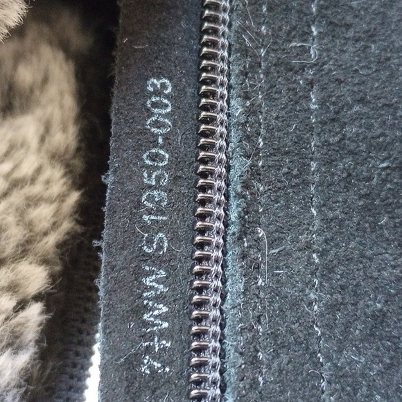 Softwalk Helena Faux Fur Suede Booties 7.5W Black Grey - Picture 4 of 9